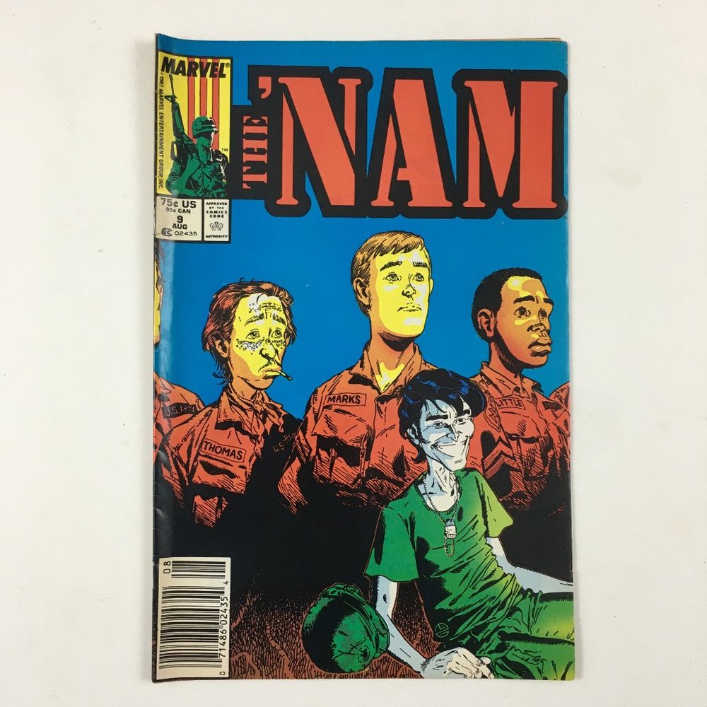 The 'Nam #9 Marvel 1987 Military Vietnam War First Print Copper Age Comic Book